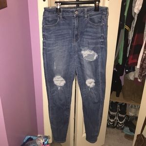American Eagle ripped jeans